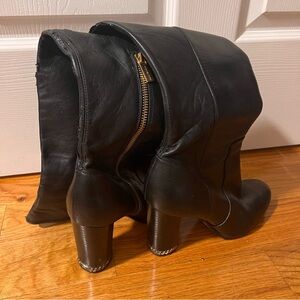 Michael Kors Black Thigh High Heeled Women's Boots Size 7.5